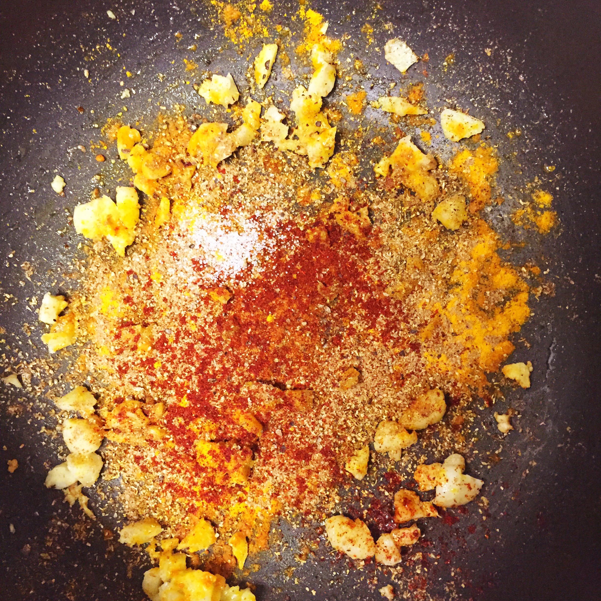 Garlic, EVOO, and Spices